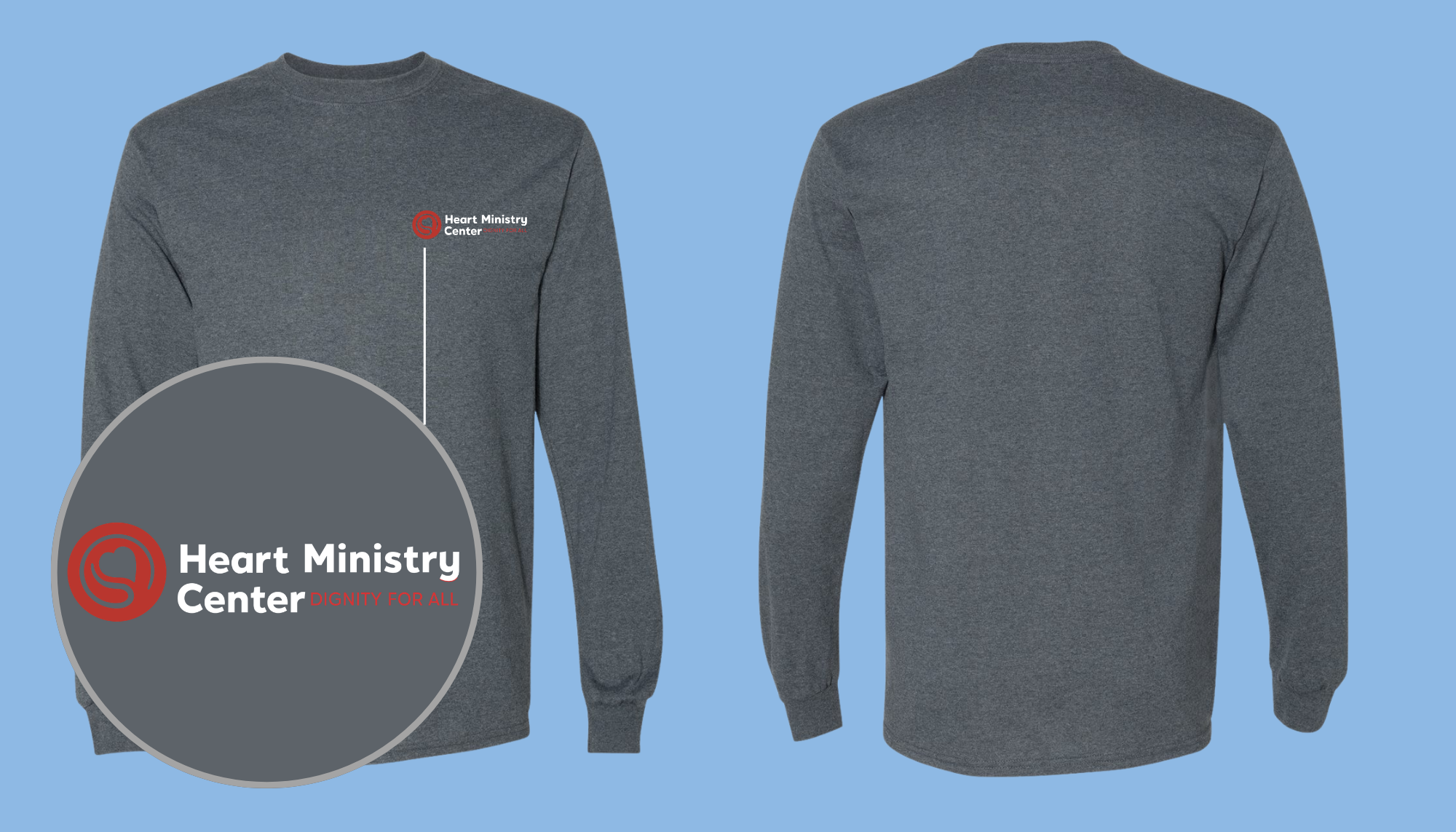 Heart Ministry Center Design 01 - Long Sleeve