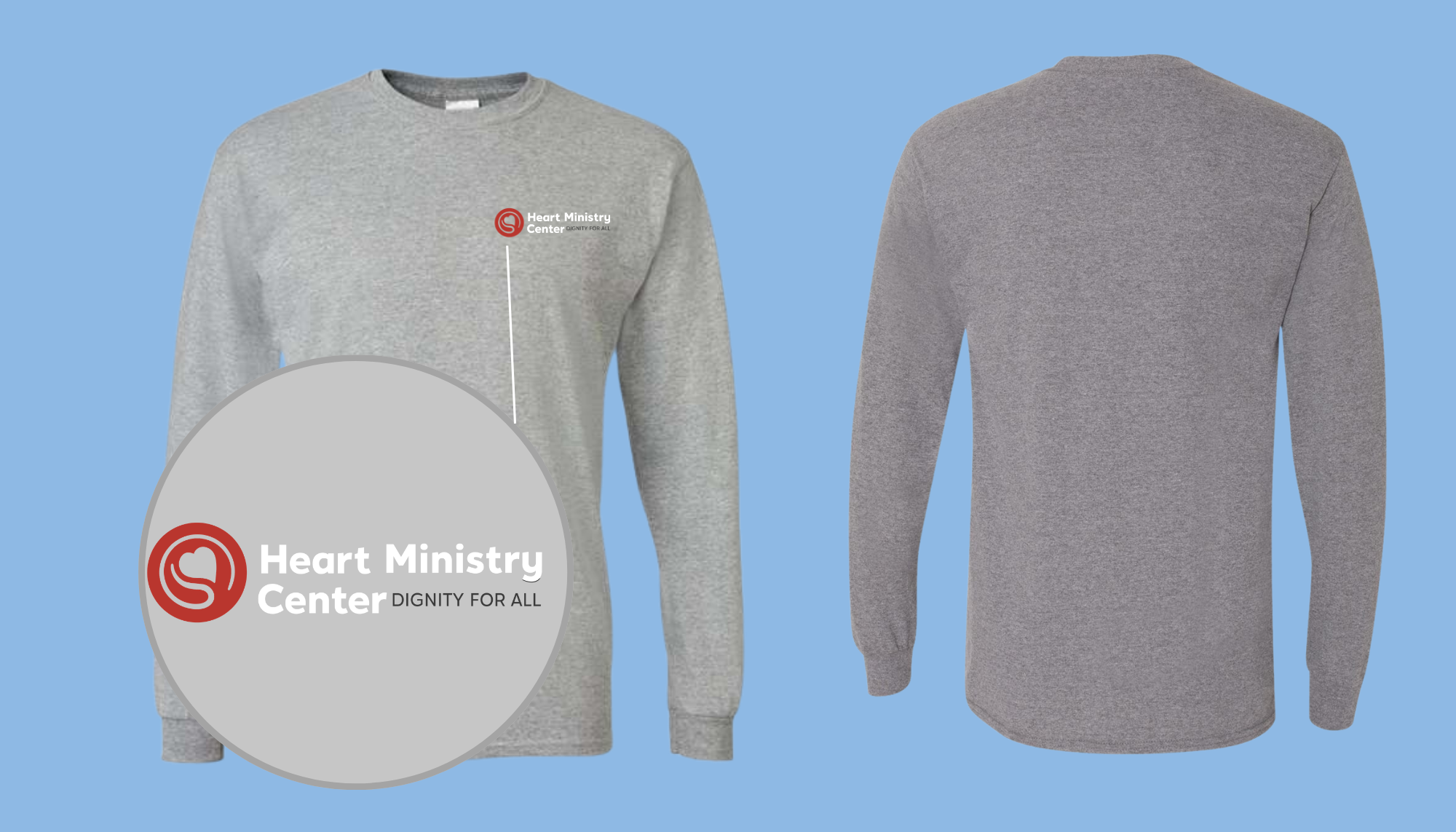 Heart Ministry Center Design 01 - Long Sleeve