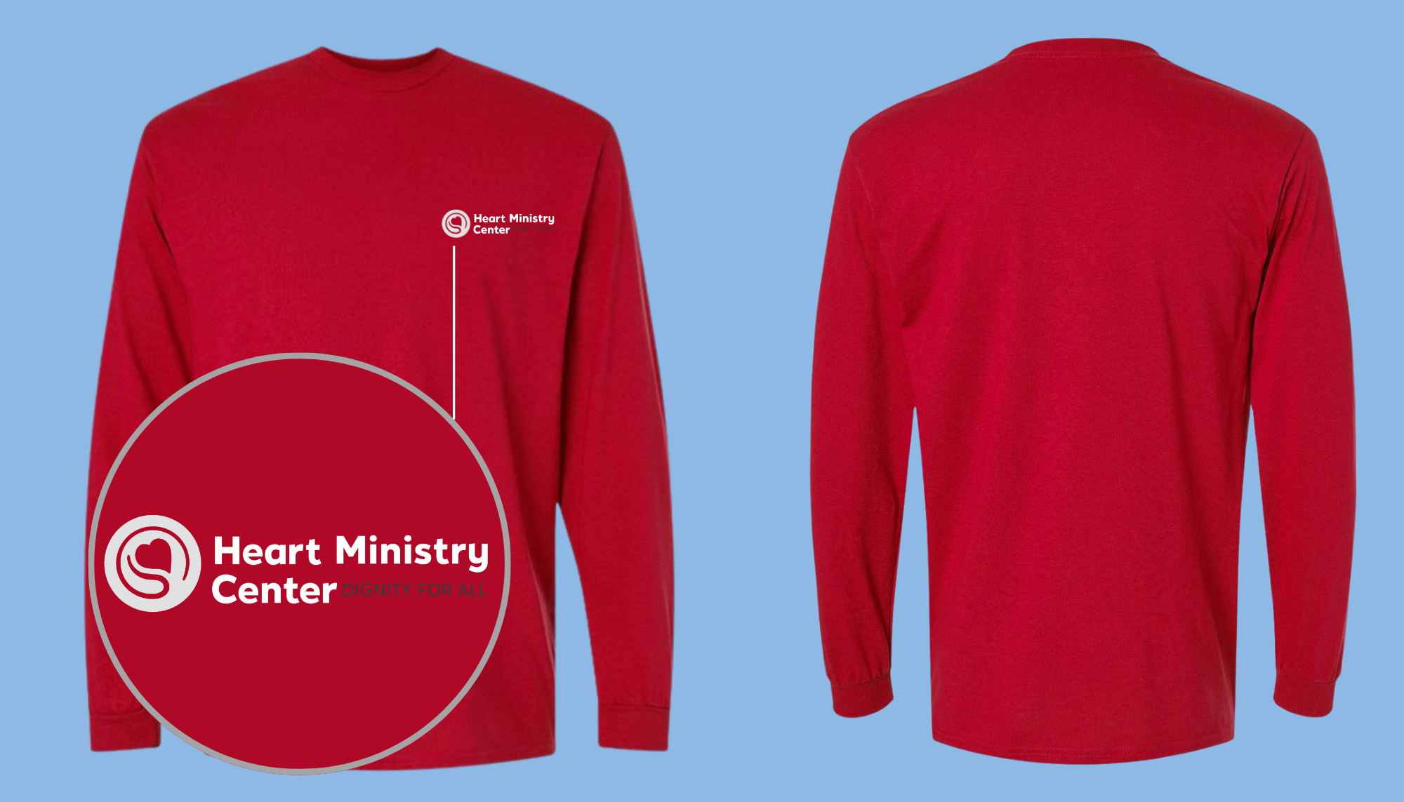 Heart Ministry Center Design 01 - Long Sleeve