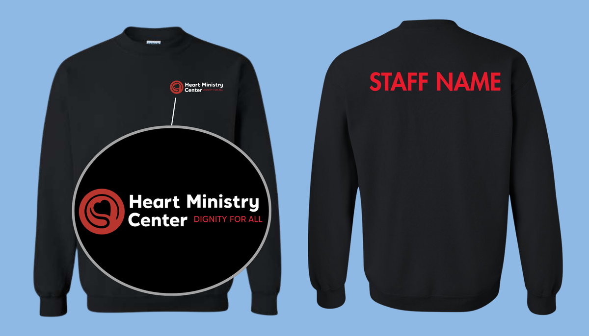 Heart Ministry Center Design 02 - Custom Crewneck Sweatshirt