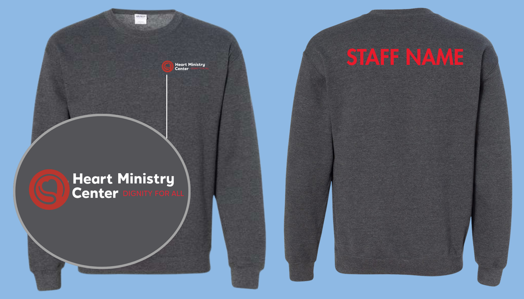 Heart Ministry Center Design 02 - Custom Crewneck Sweatshirt