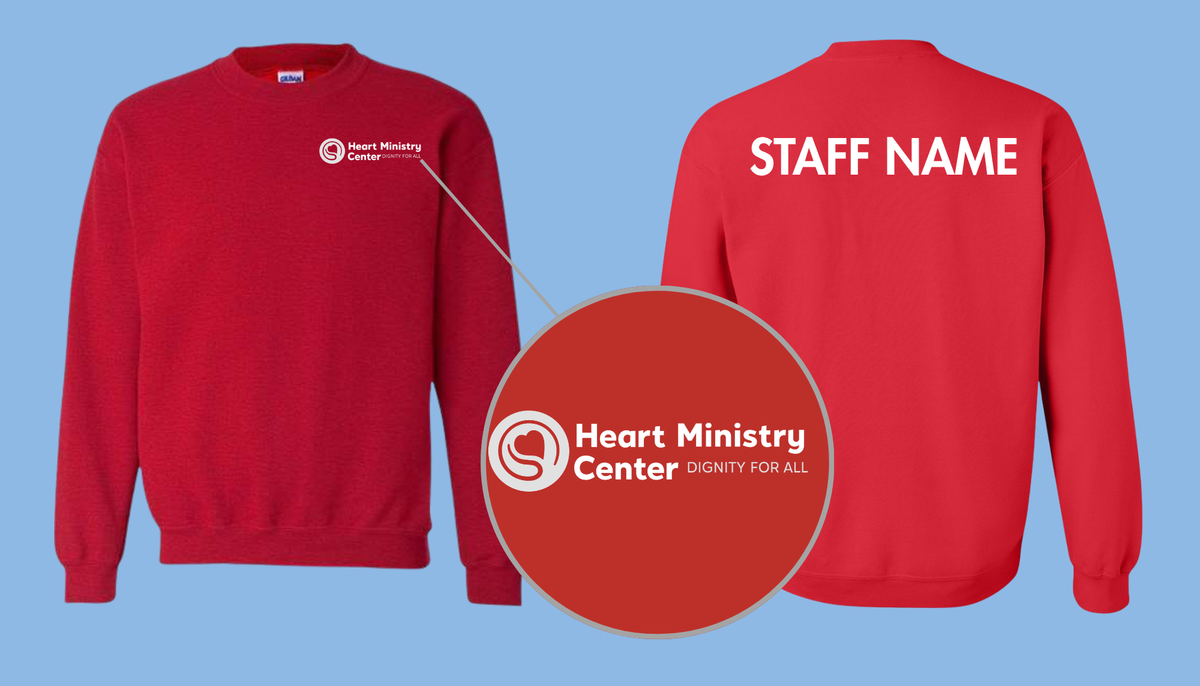 Heart Ministry Center Design 02 - Custom Crewneck Sweatshirt
