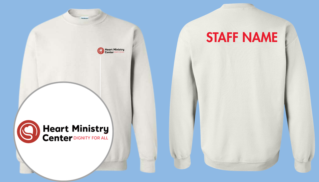 Heart Ministry Center Design 02 - Custom Crewneck Sweatshirt