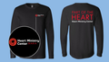 Heart Ministry Center Design 04 - Custom Long Sleeve