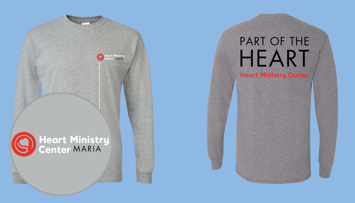 Heart Ministry Center Design 04 - Custom Long Sleeve