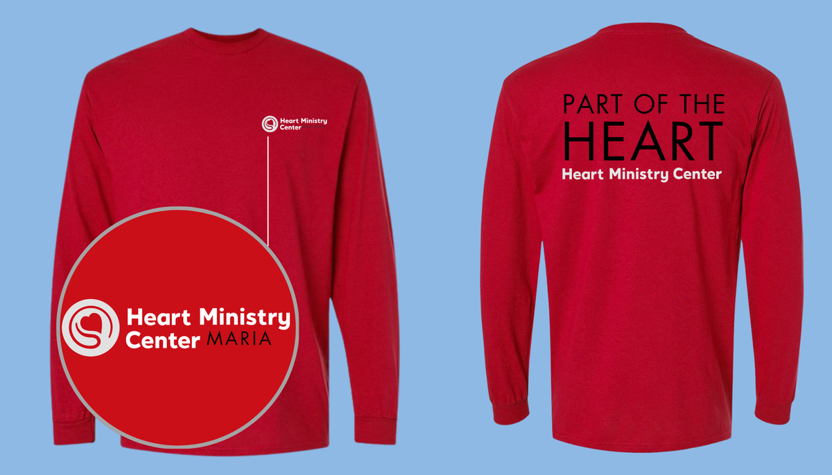 Heart Ministry Center Design 04 - Custom Long Sleeve