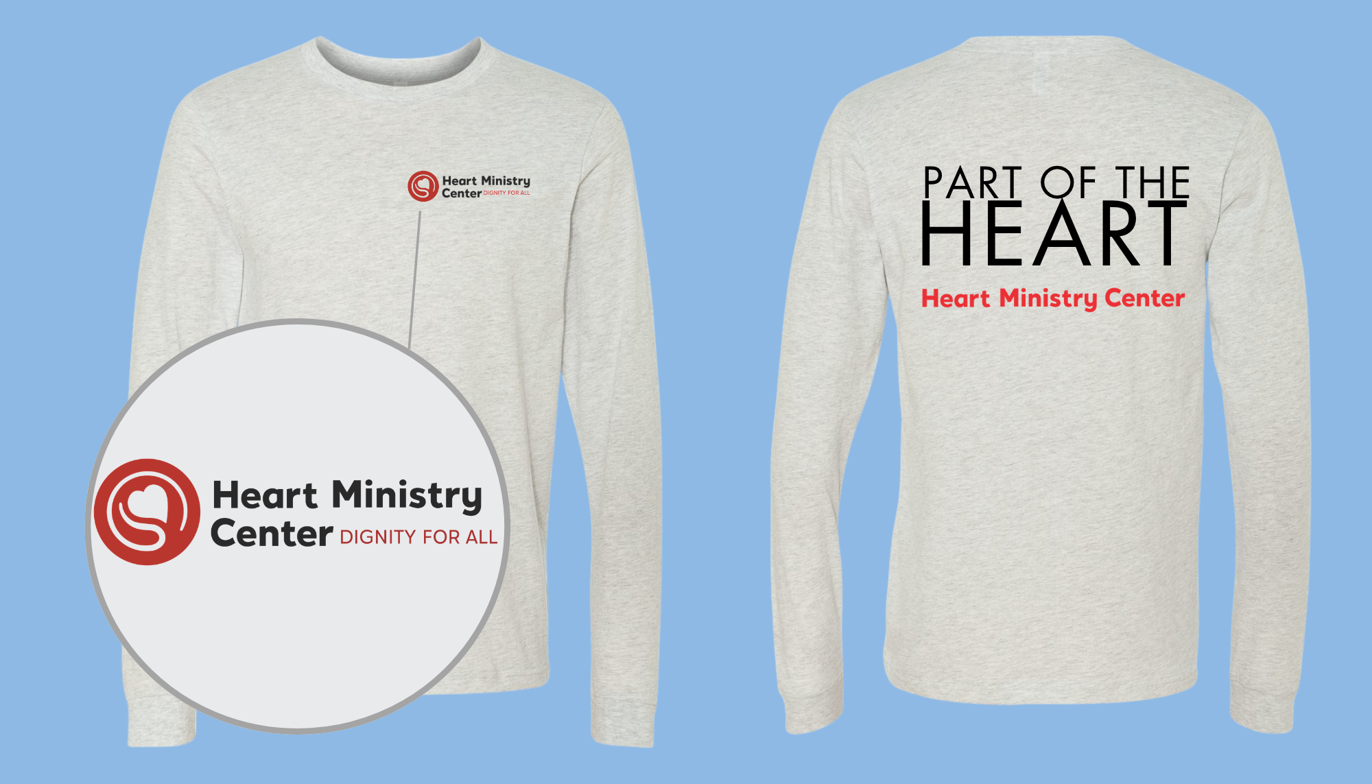 Heart Ministry Center Design 05 - Long Sleeve