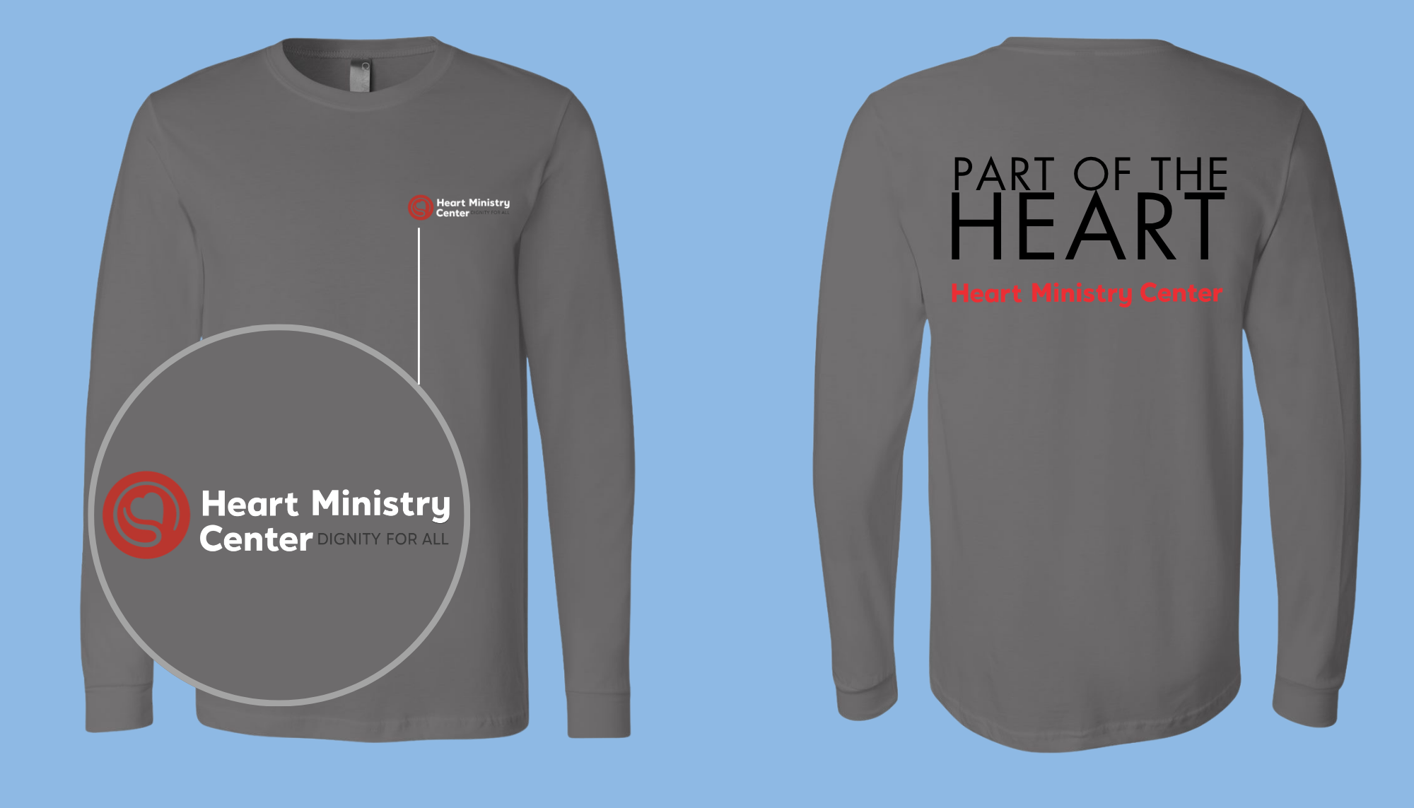 Heart Ministry Center Design 05 - Long Sleeve