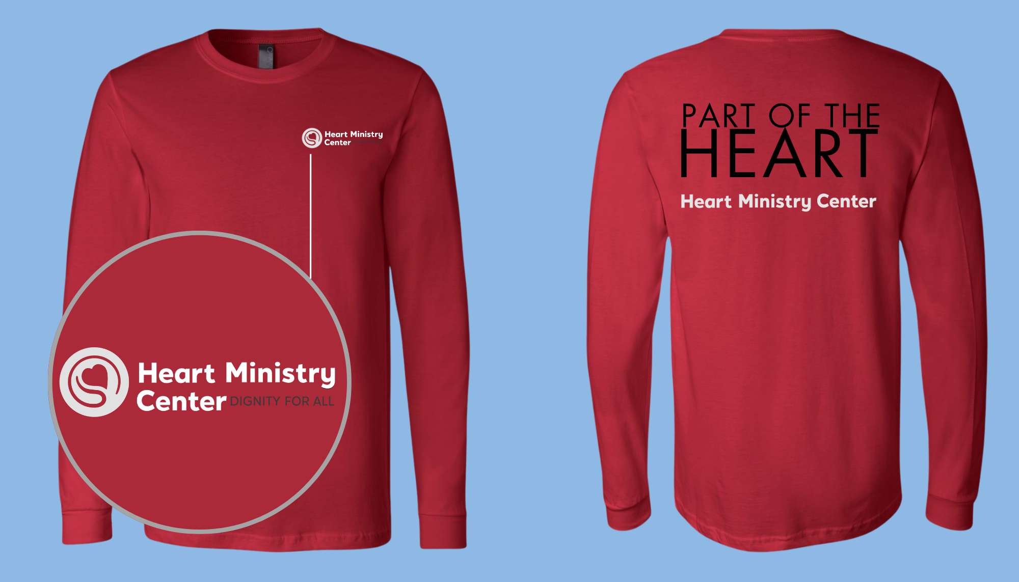 Heart Ministry Center Design 05 - Long Sleeve