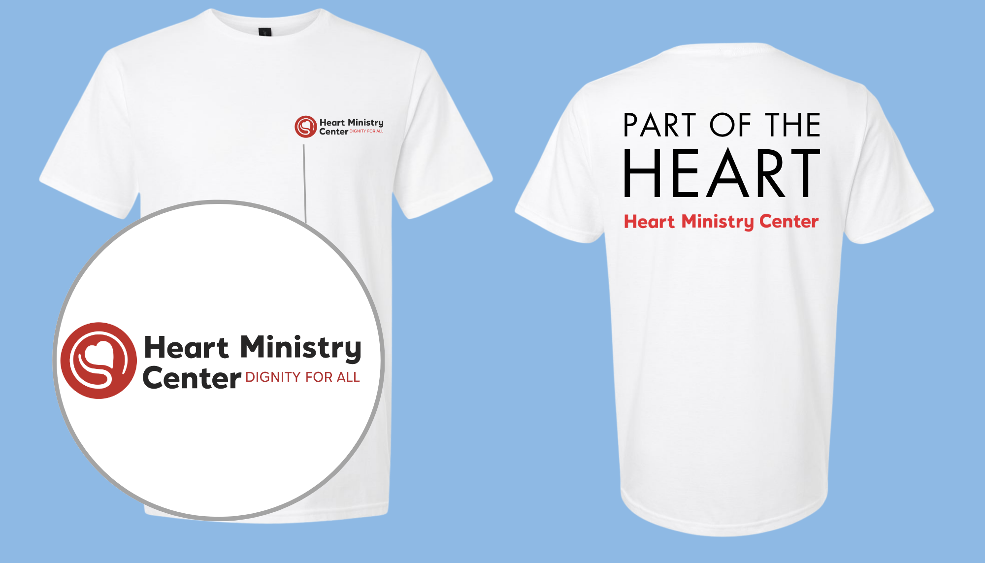 Heart Ministry Center Design 05 - T-shirt