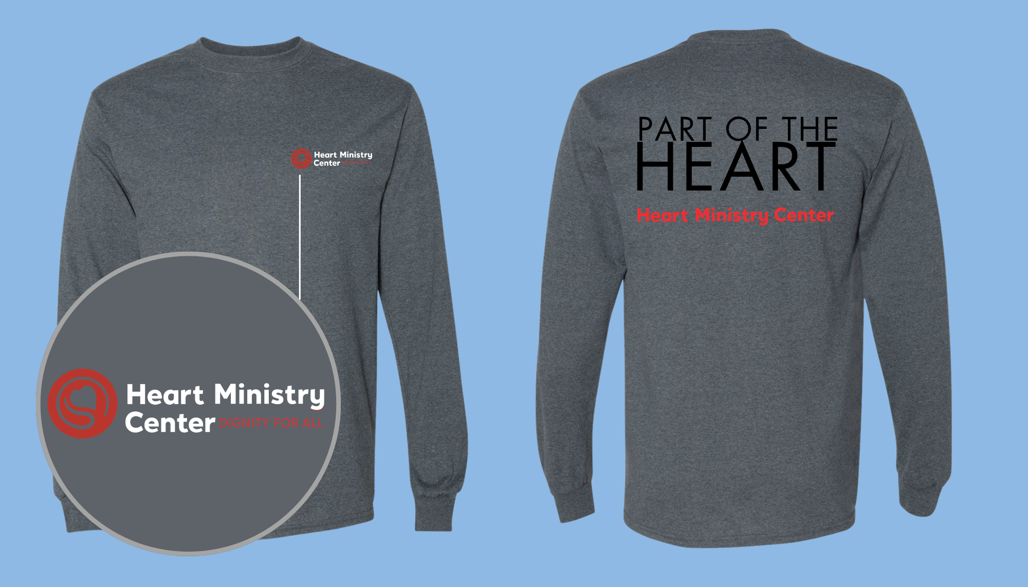 Heart Ministry Center Design 05 - Long Sleeve