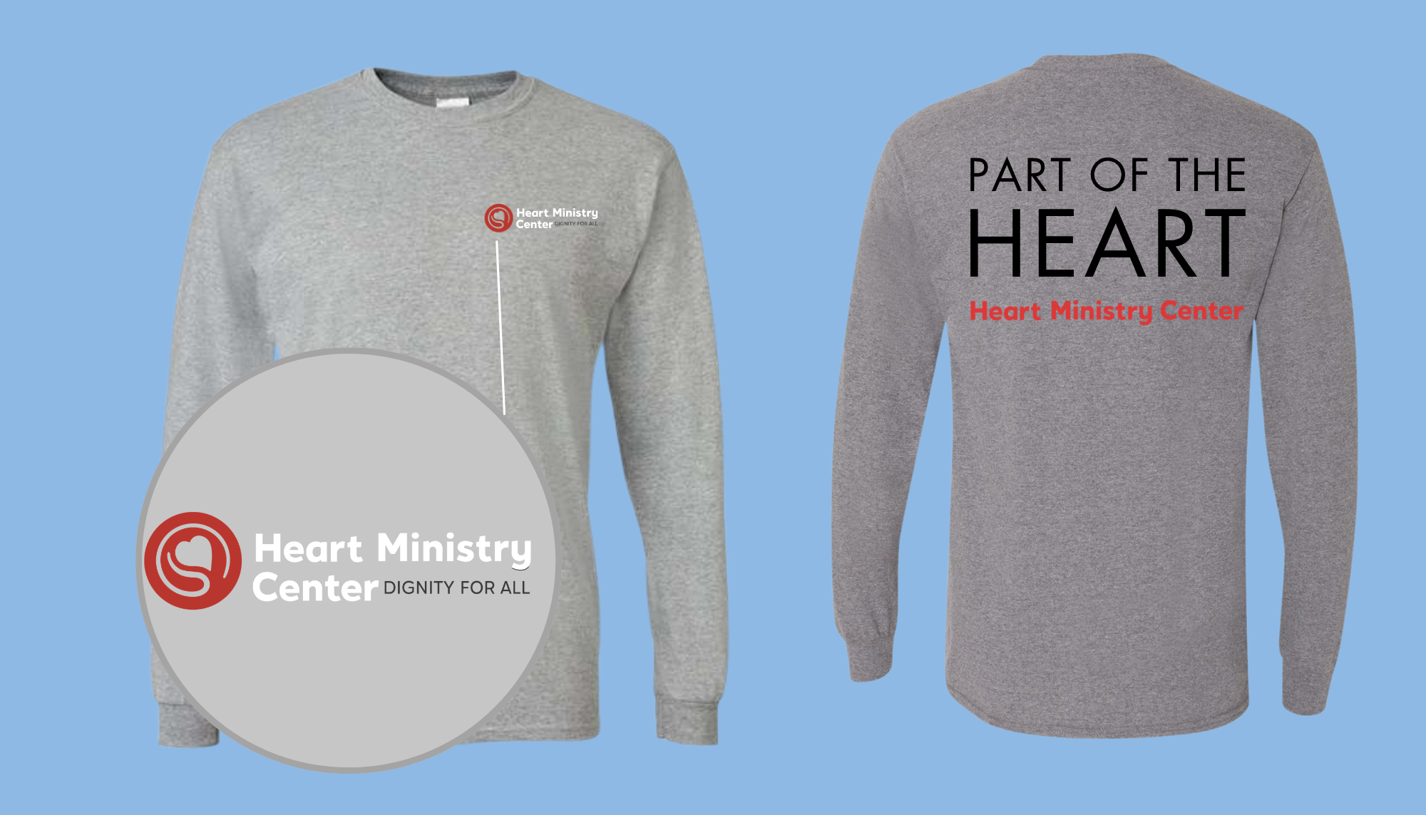 Heart Ministry Center Design 05 - Long Sleeve