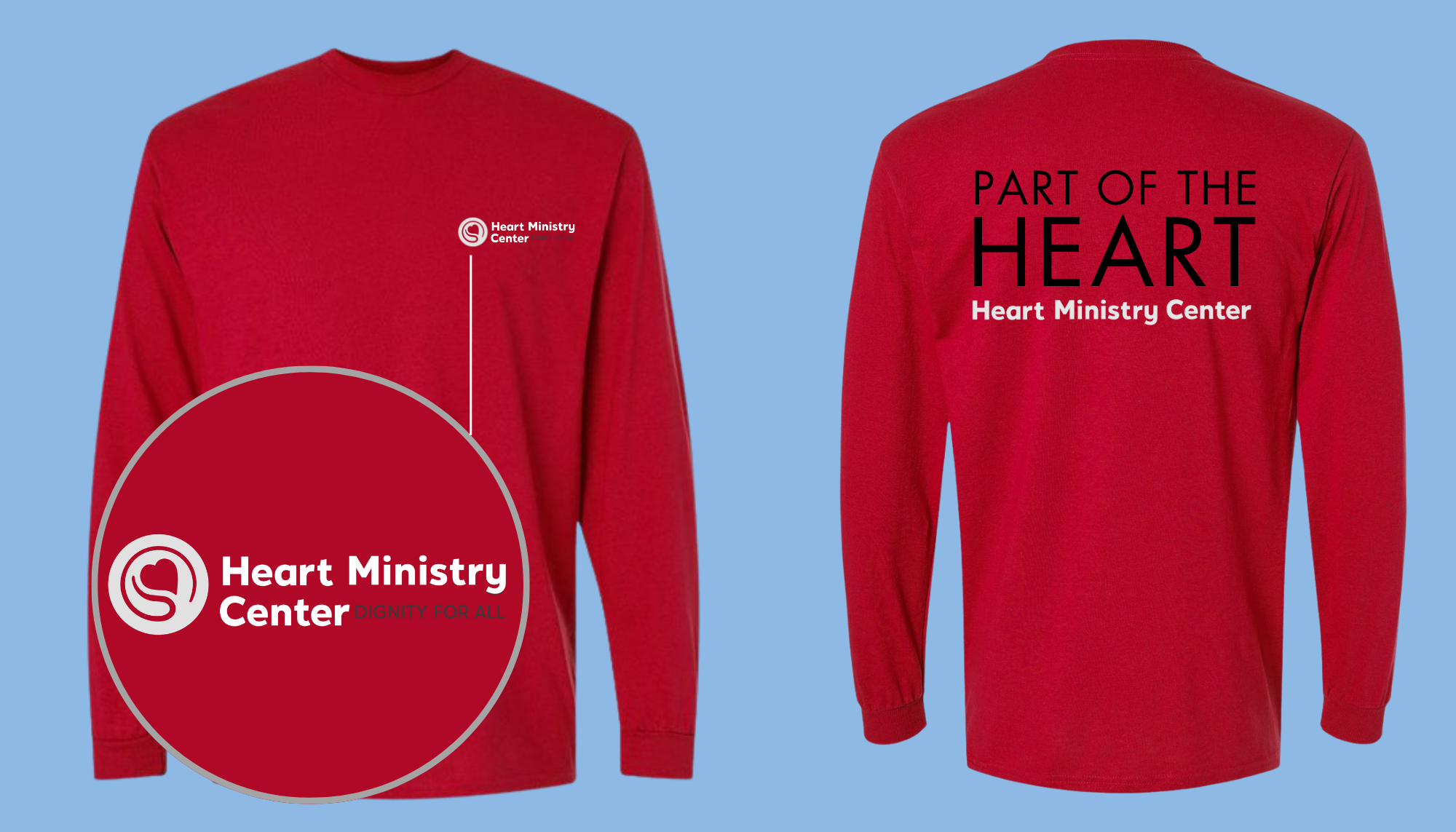 Heart Ministry Center Design 05 - Long Sleeve