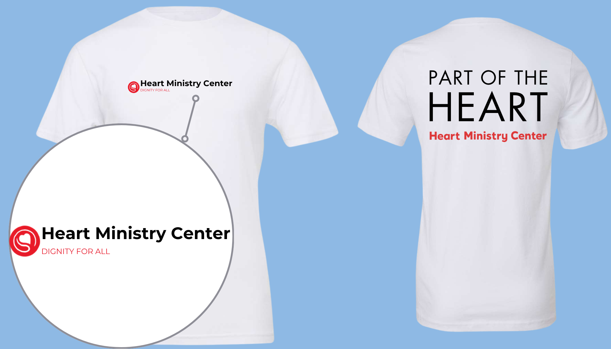 Heart Ministry Center Design 06 - T-shirt