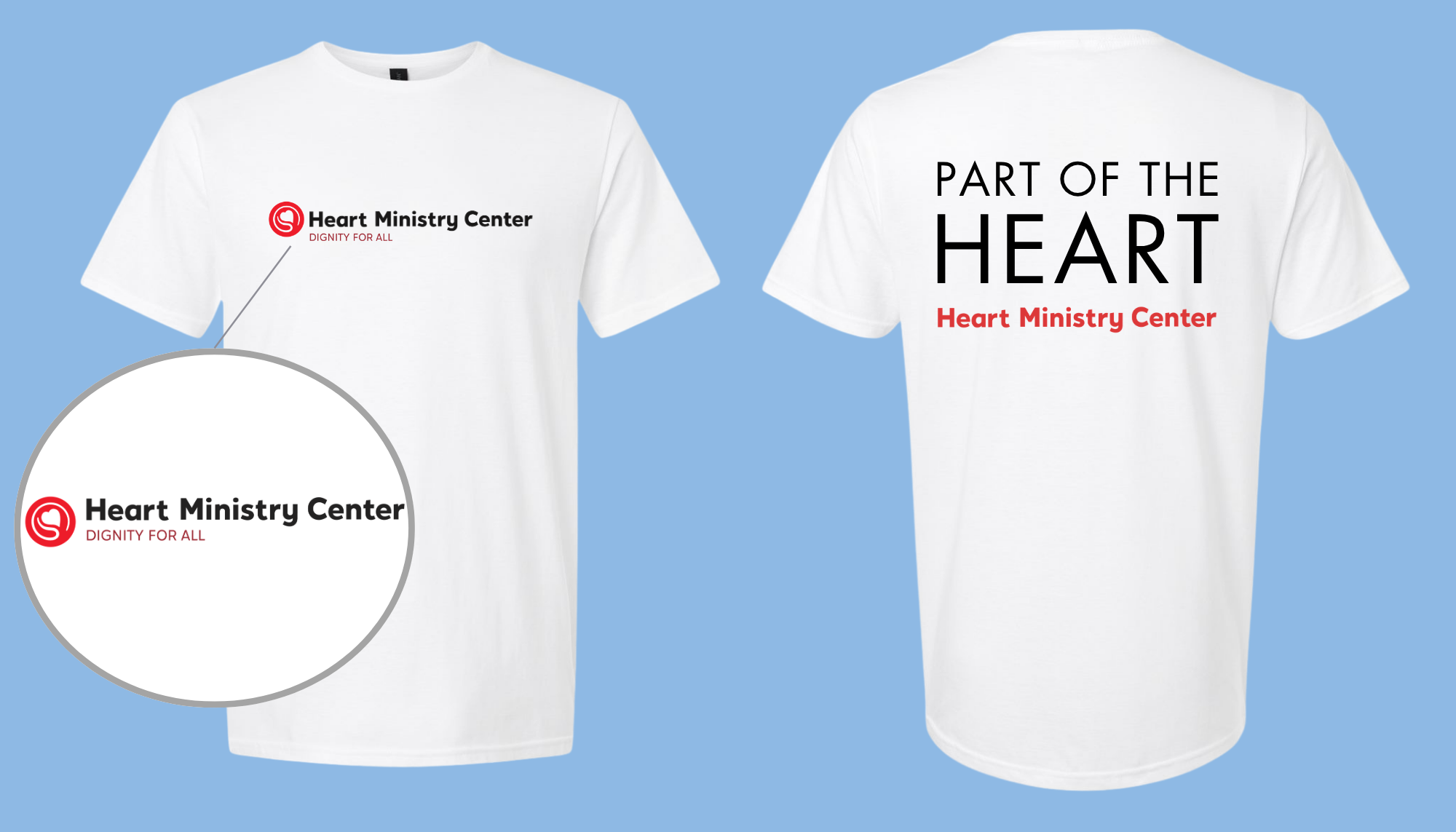 Heart Ministry Center Design 06 - T-shirt