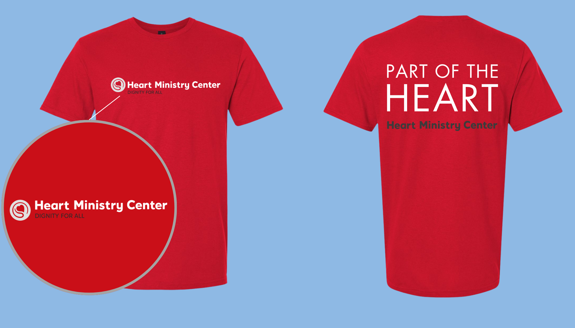 Heart Ministry Center Design 06 - T-shirt