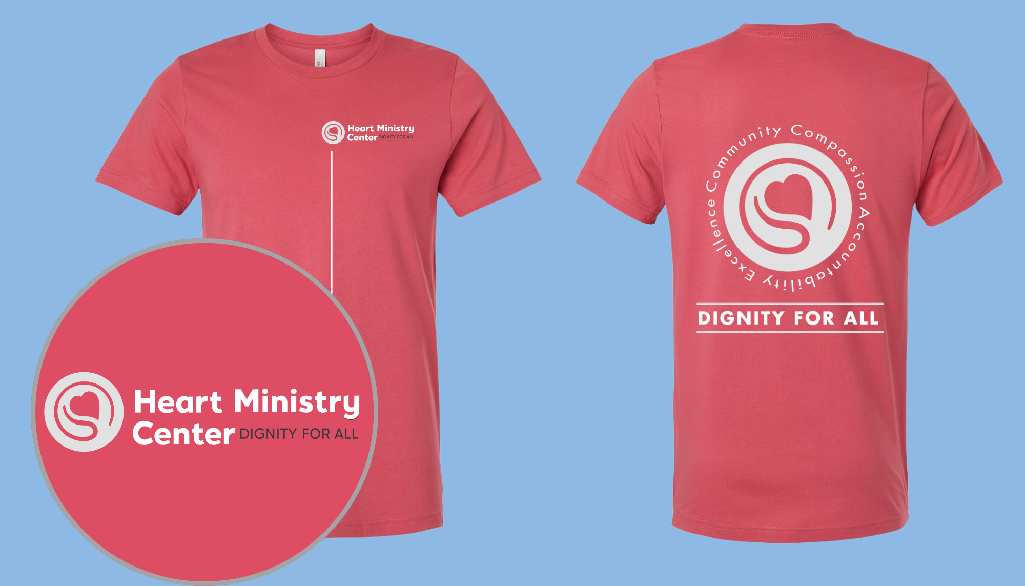 Heart Ministry Center Design 08 - T-shirt