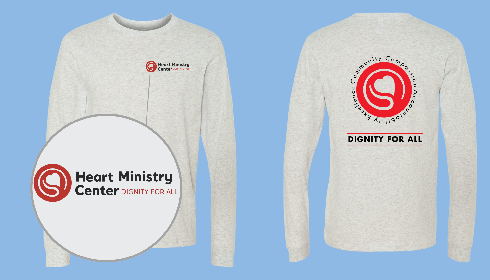 Heart Ministry Center Design 08 - Long Sleeve