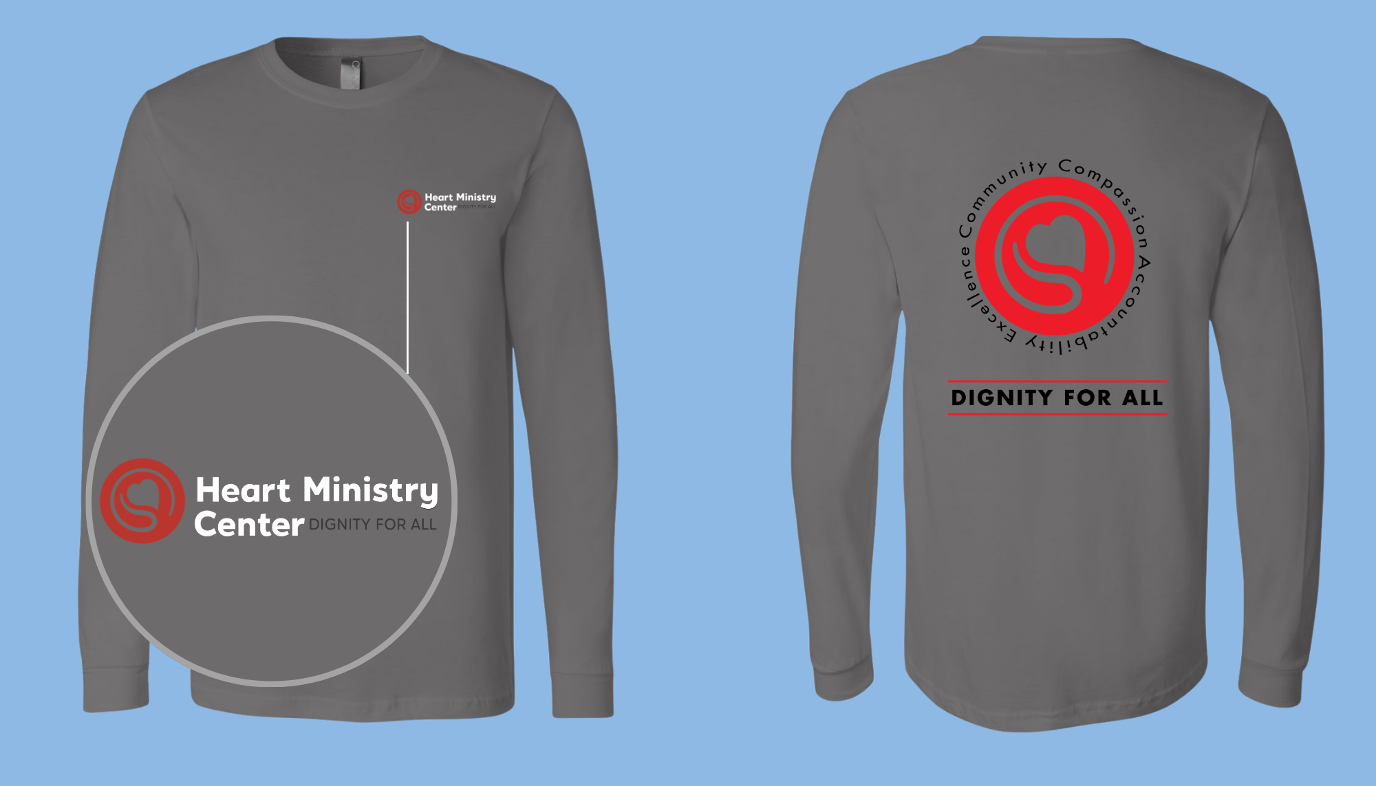 Heart Ministry Center Design 08 - Long Sleeve