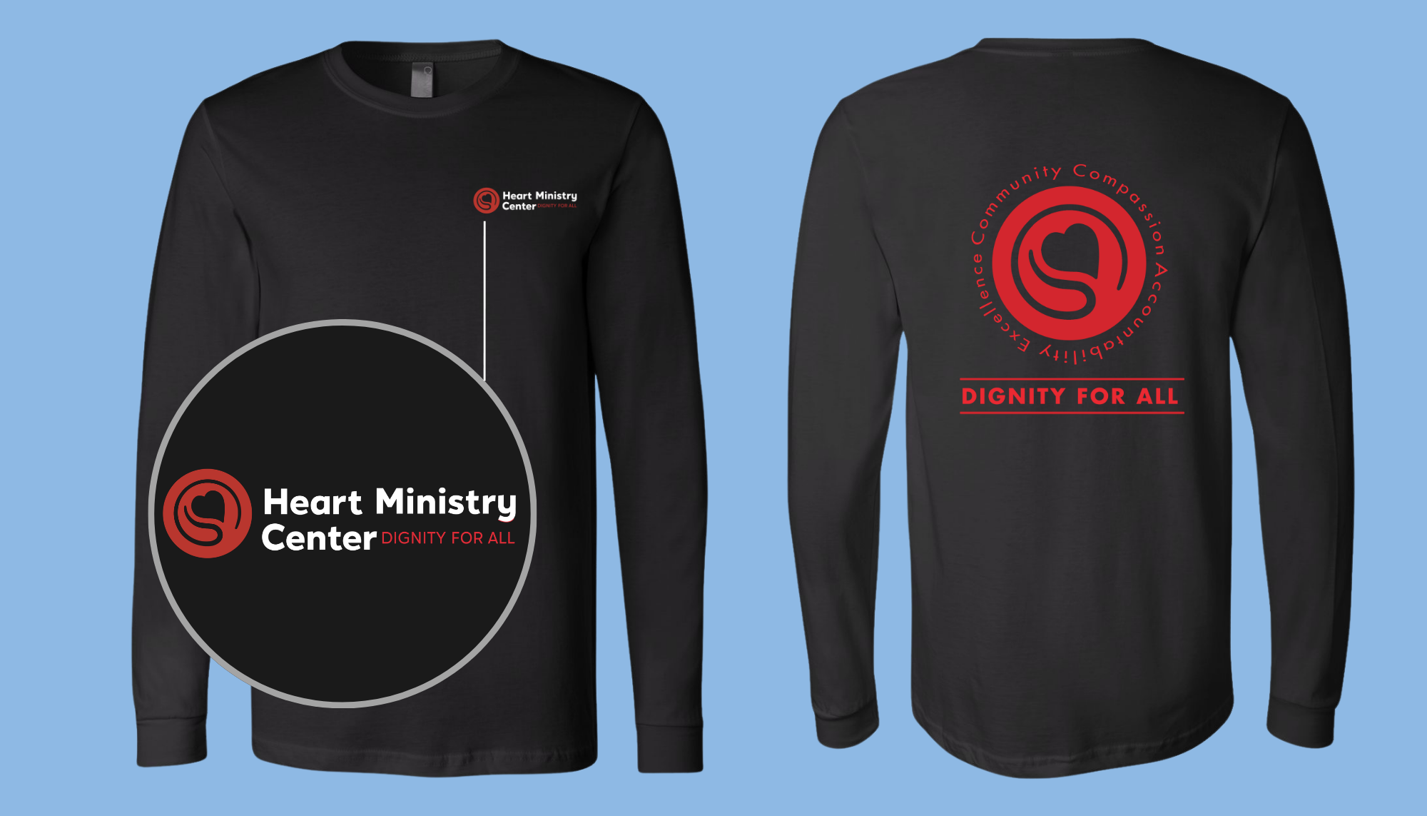 Heart Ministry Center Design 08 - Long Sleeve