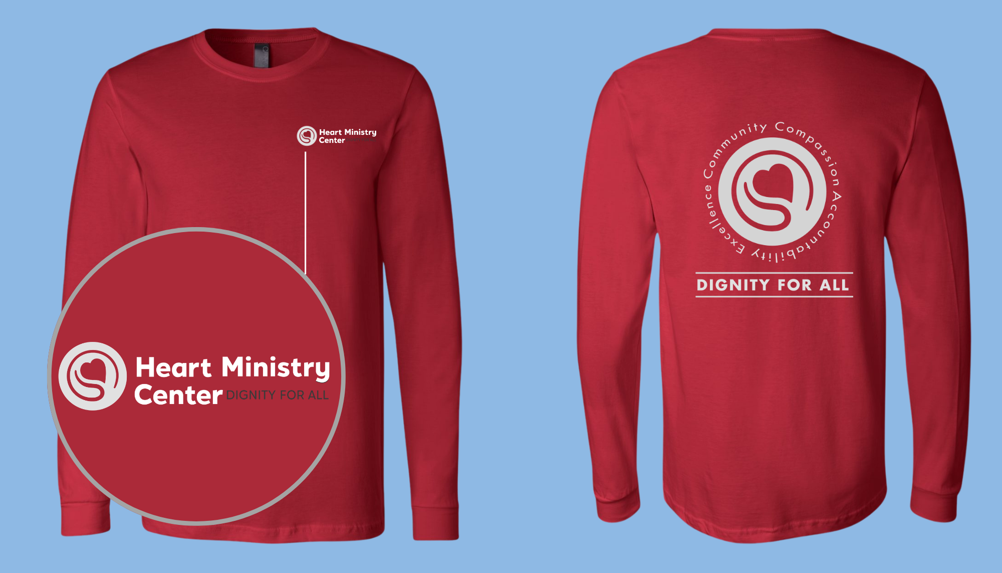 Heart Ministry Center Design 08 - Long Sleeve