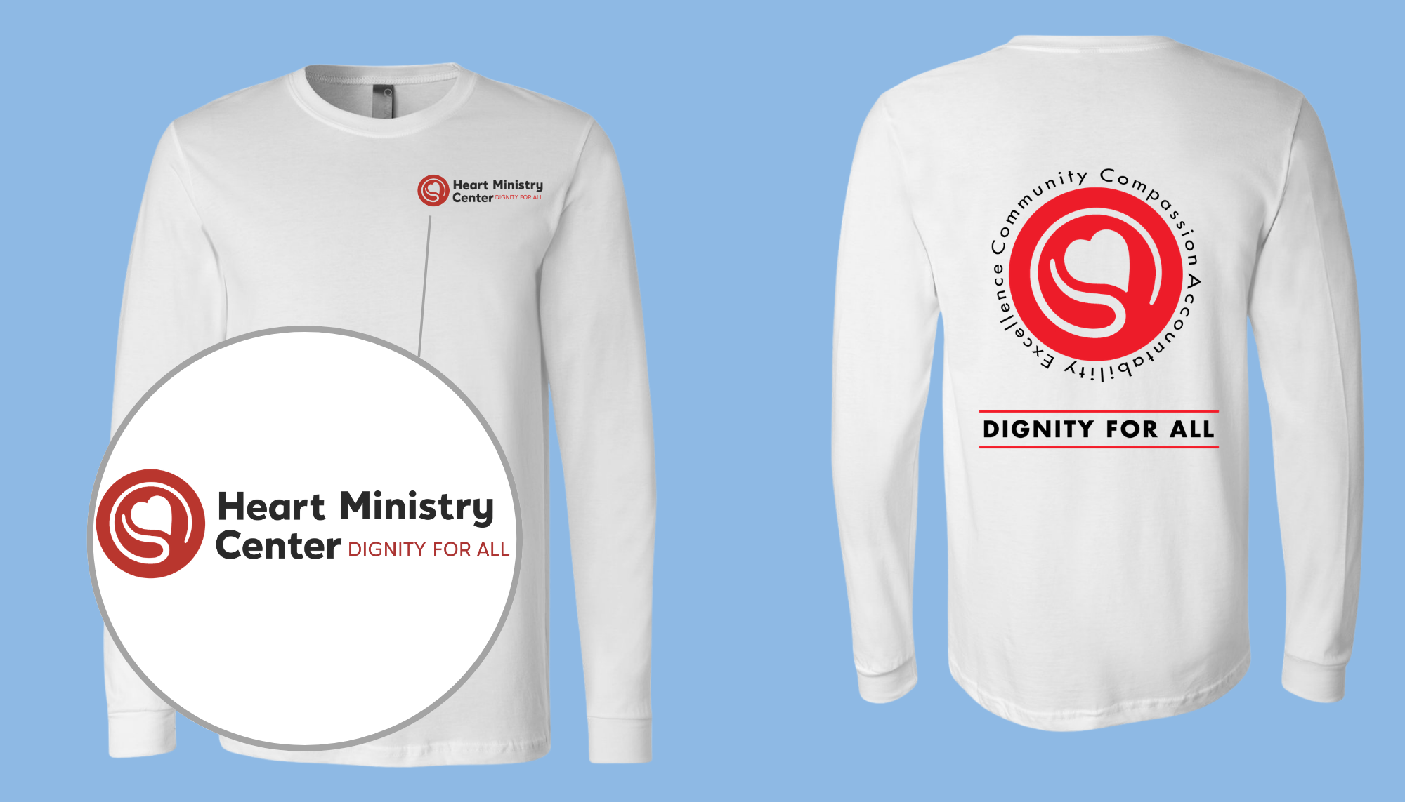 Heart Ministry Center Design 08 - Long Sleeve