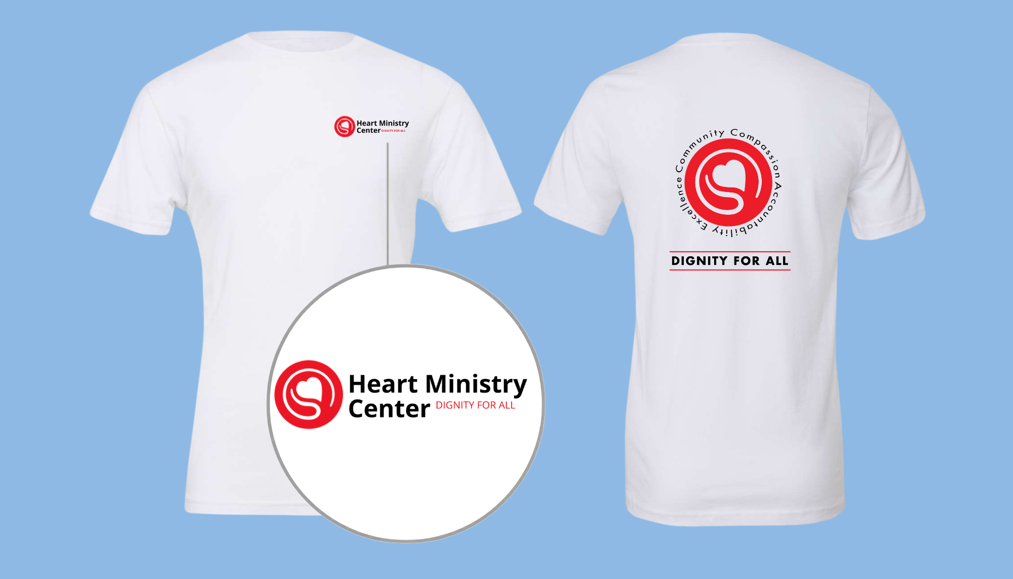 Heart Ministry Center Design 08 - T-shirt