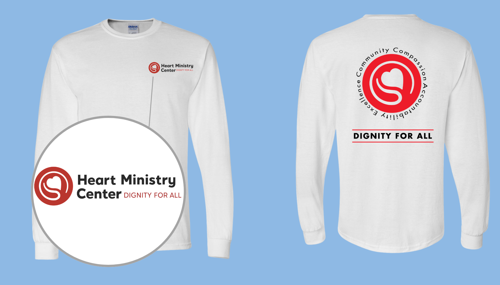 Heart Ministry Center Design 08 - Long Sleeve