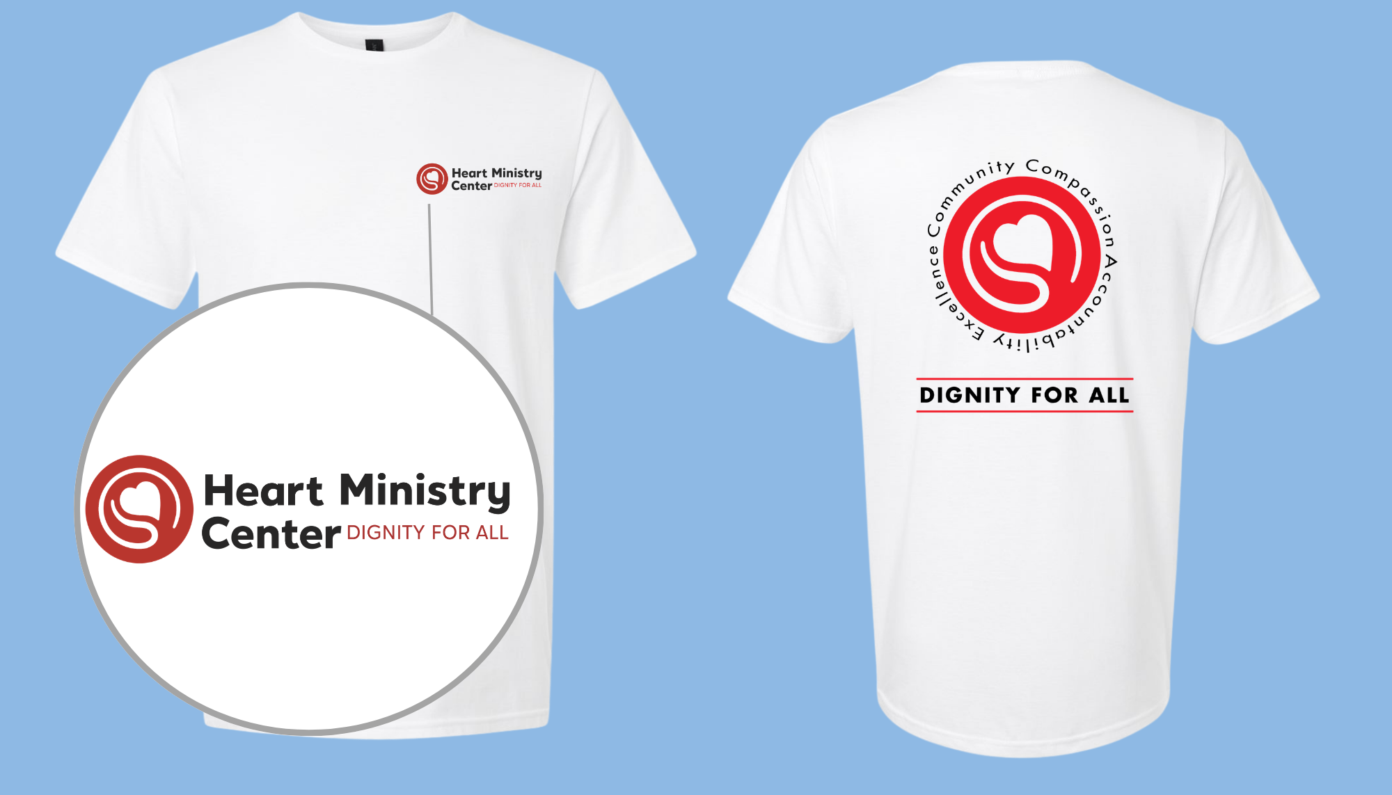Heart Ministry Center Design 08 - T-shirt