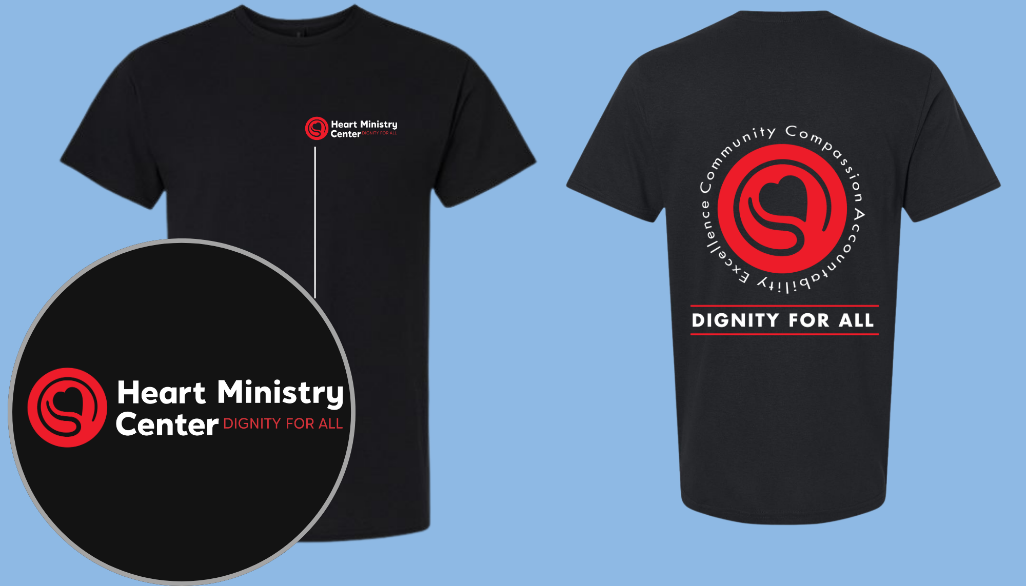 Heart Ministry Center Design 08 - T-shirt