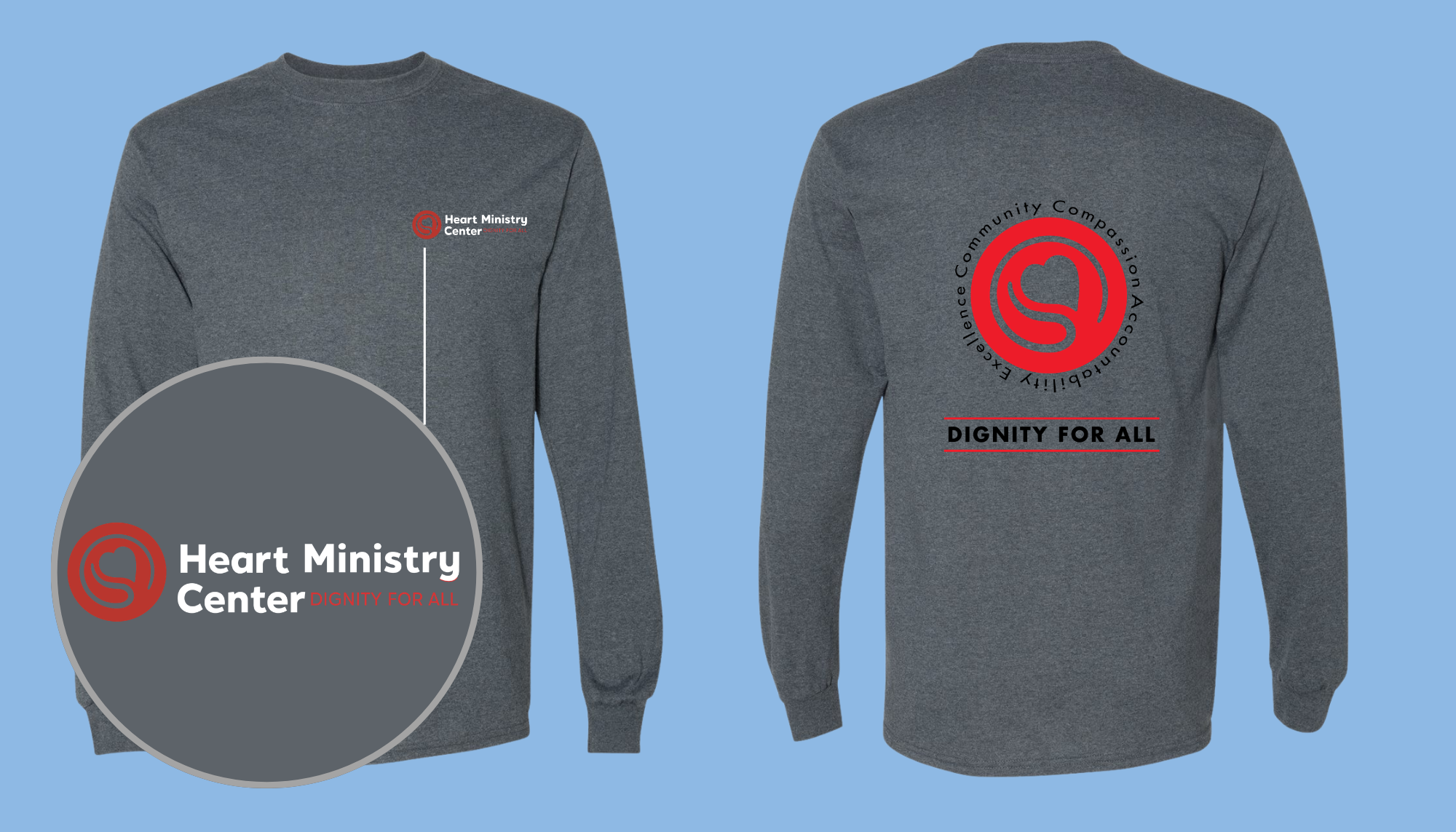 Heart Ministry Center Design 08 - Long Sleeve