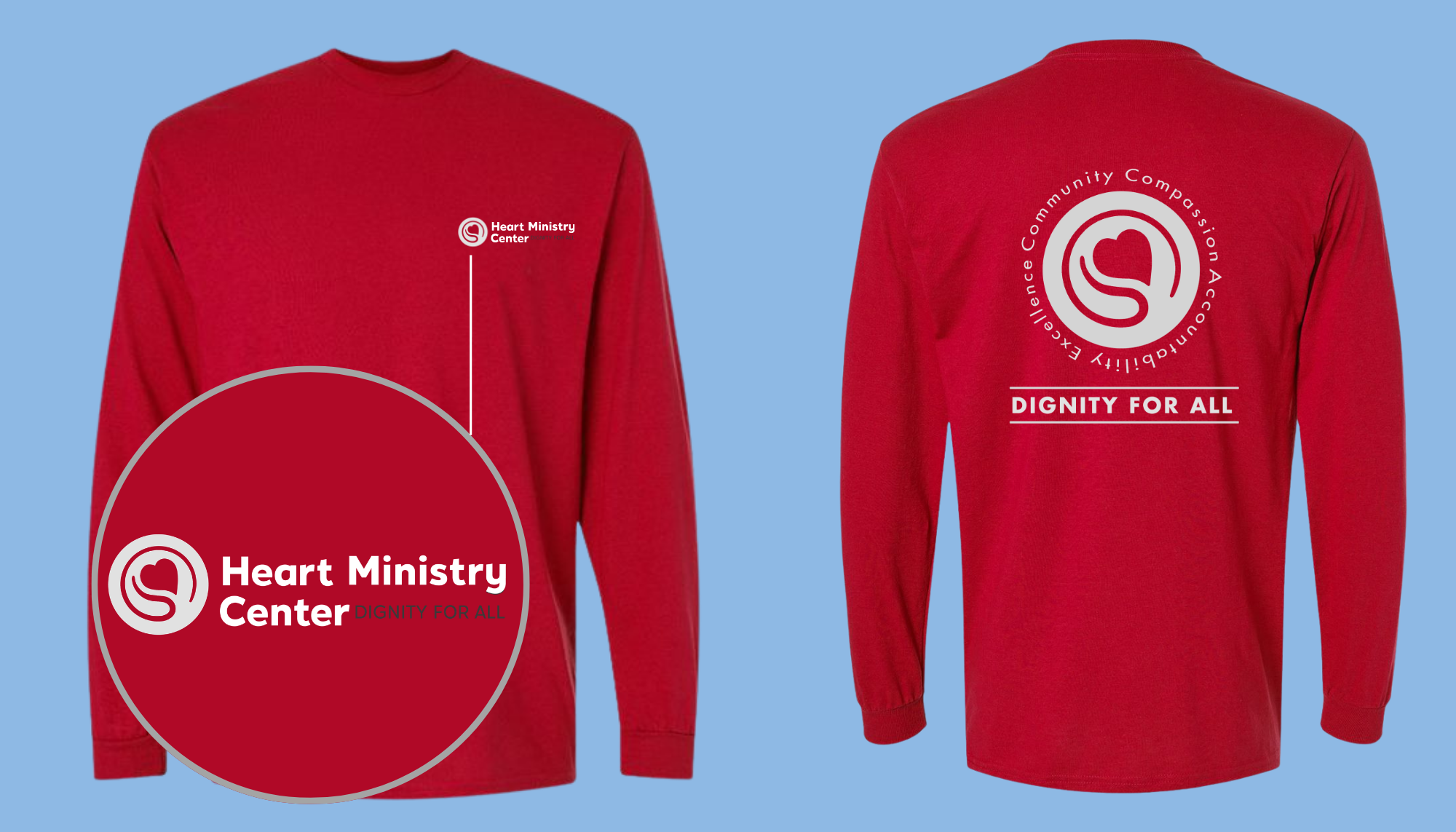 Heart Ministry Center Design 08 - Long Sleeve