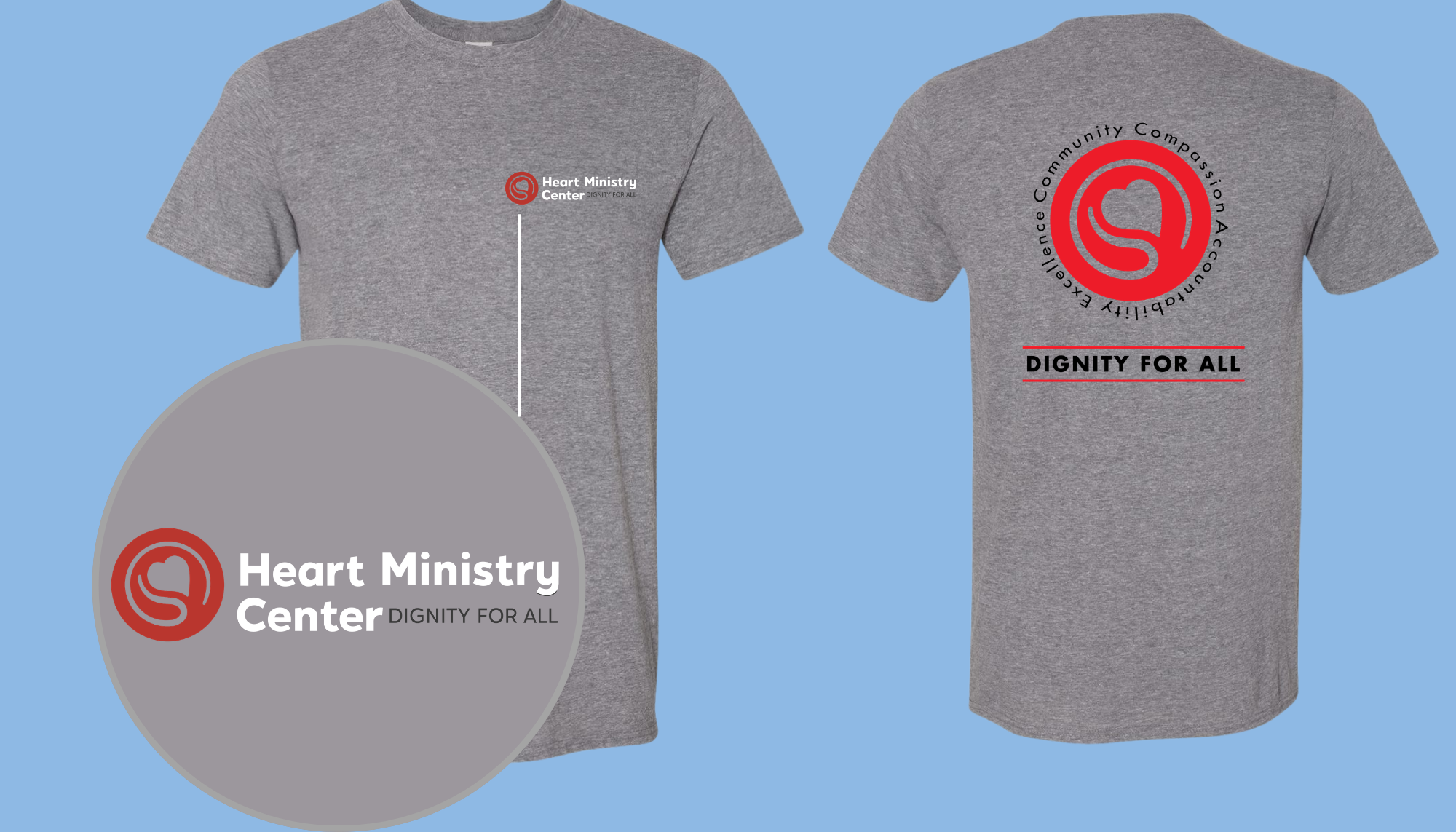 Heart Ministry Center Design 08 - T-shirt