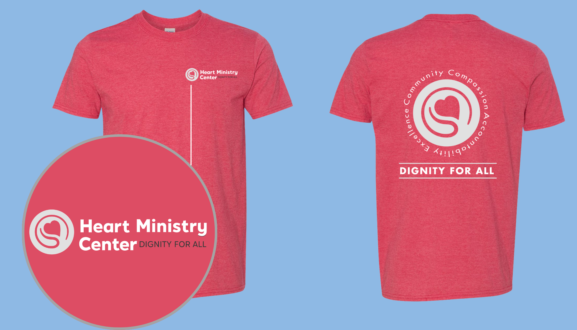 Heart Ministry Center Design 08 - T-shirt