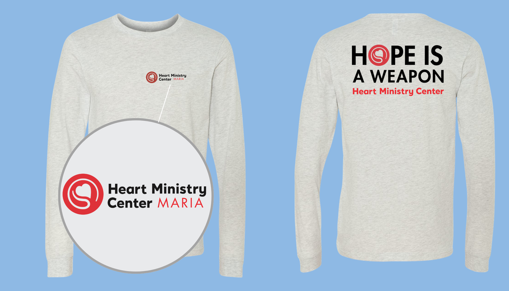 Heart Ministry Center Design 10 - Custom Long Sleeve