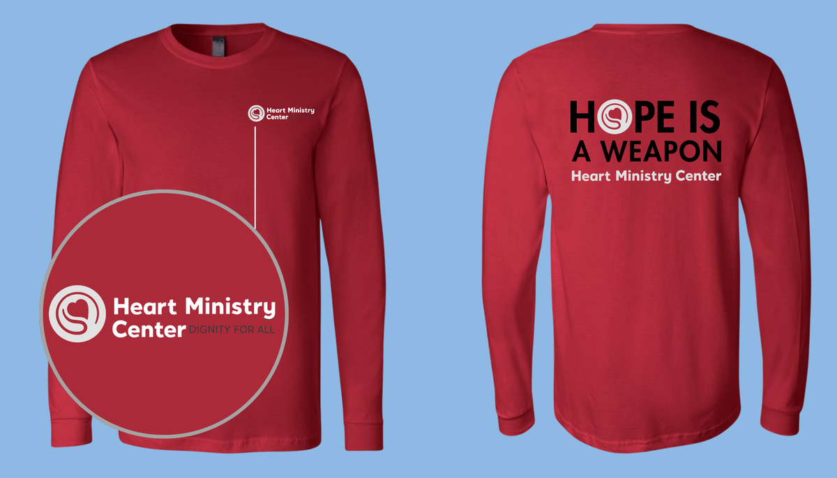 Heart Ministry Center Design 10 - Custom Long Sleeve