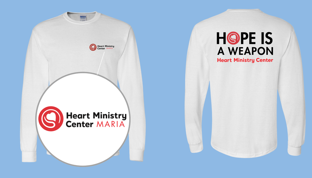 Heart Ministry Center Design 10 - Custom Long Sleeve