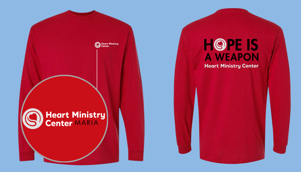 Heart Ministry Center Design 10 - Custom Long Sleeve