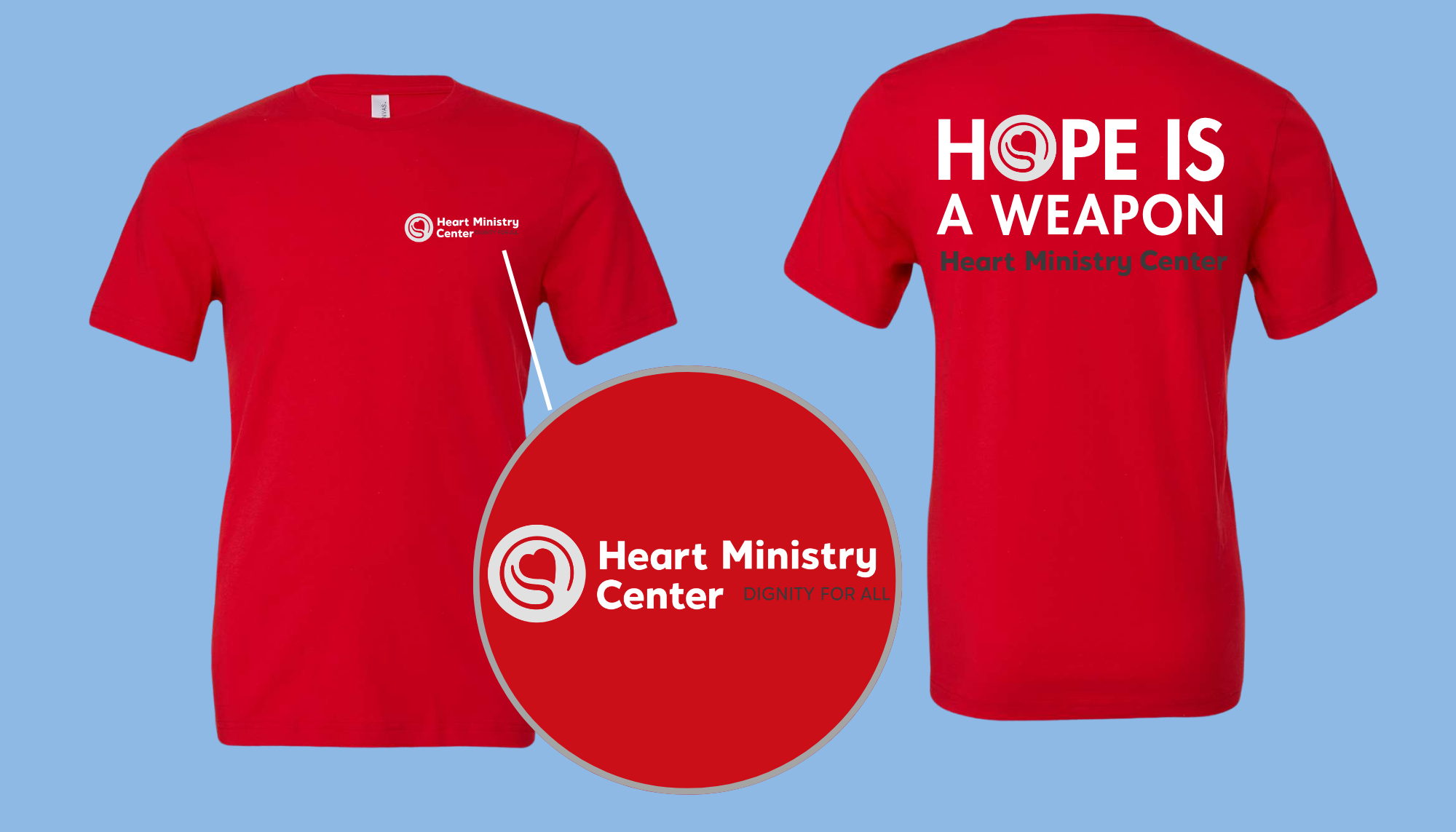 Heart Ministry Center Design 11 - T-shirt