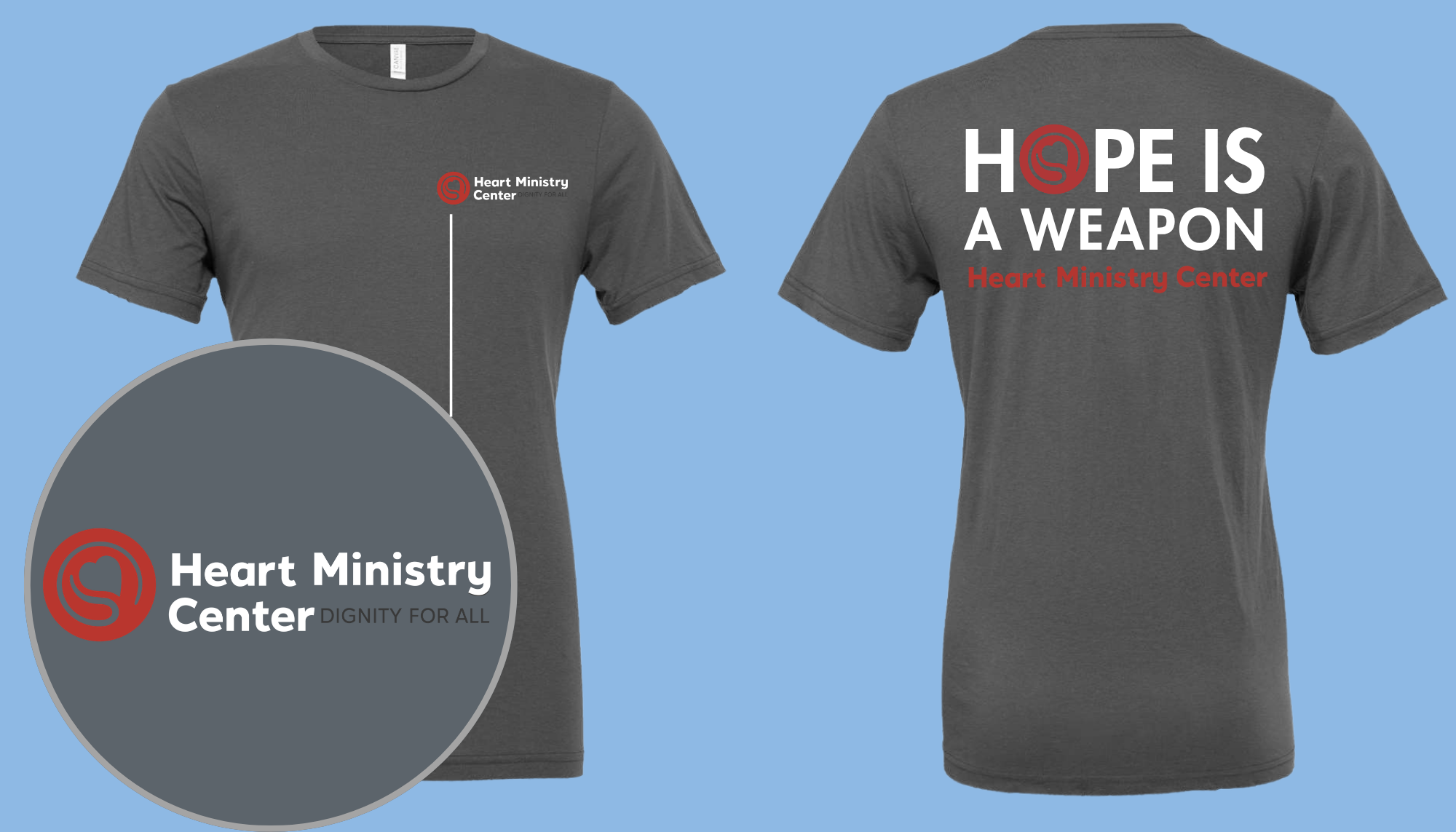 Heart Ministry Center Design 12 - T-shirt