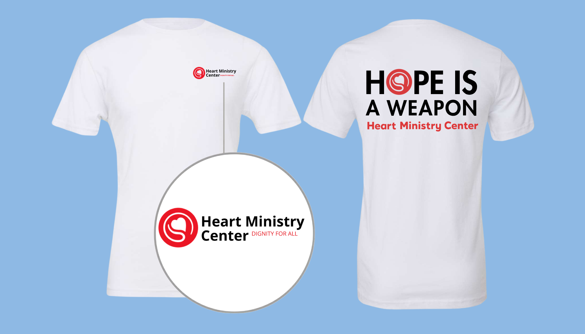 Heart Ministry Center Design 11 - T-shirt