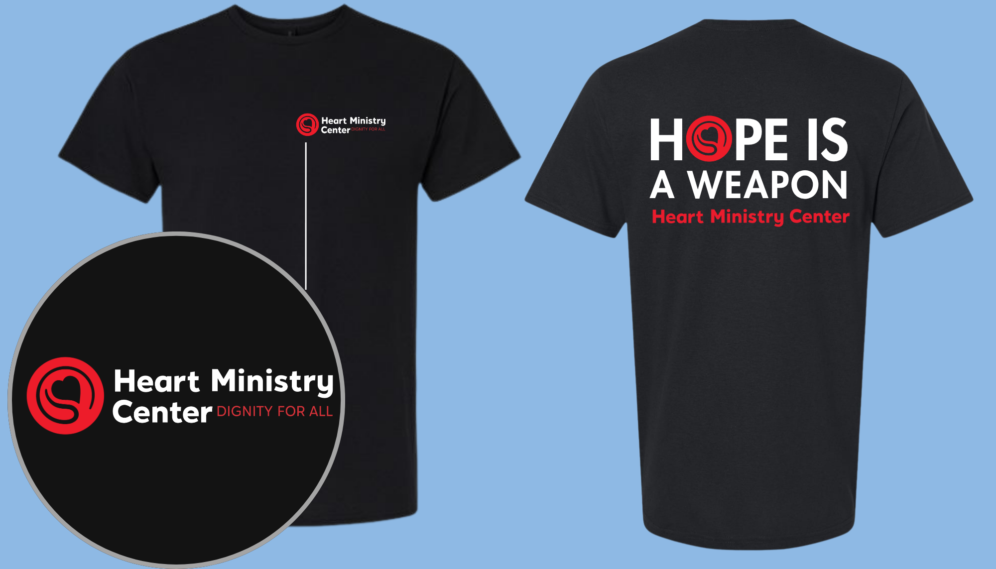 Heart Ministry Center Design 11 - T-shirt