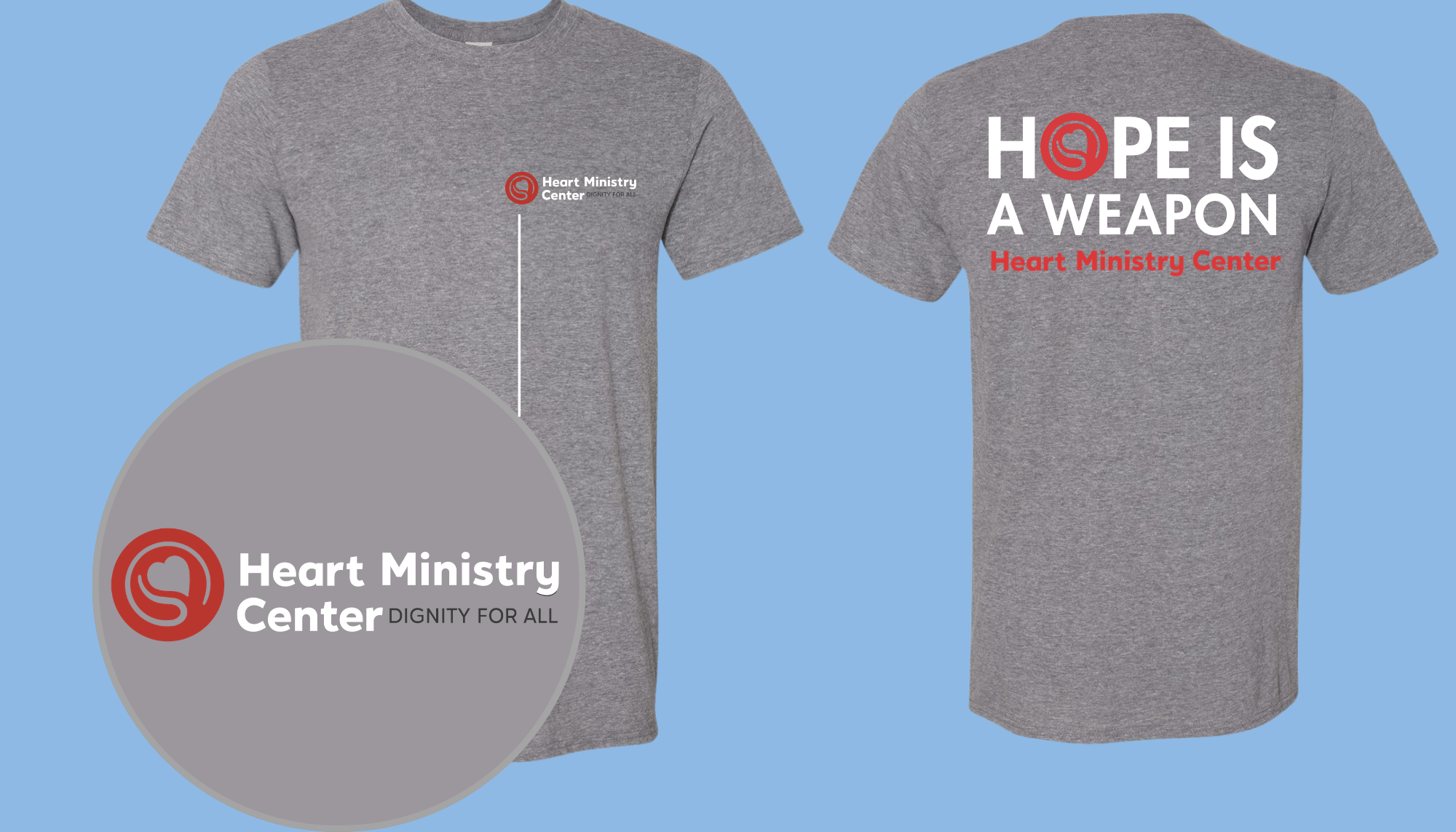 Heart Ministry Center Design 11 - T-shirt