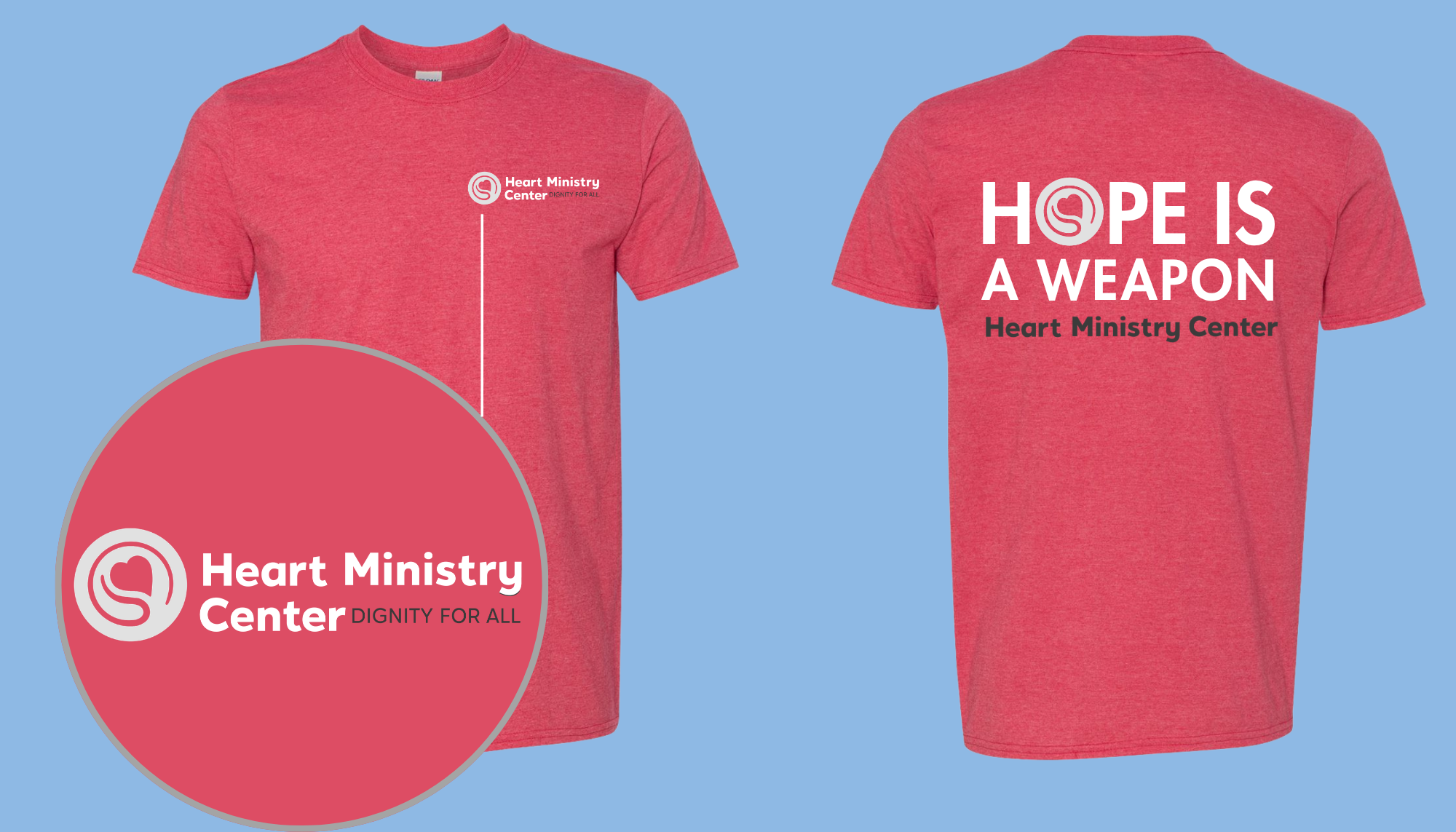 Heart Ministry Center Design 11 - T-shirt