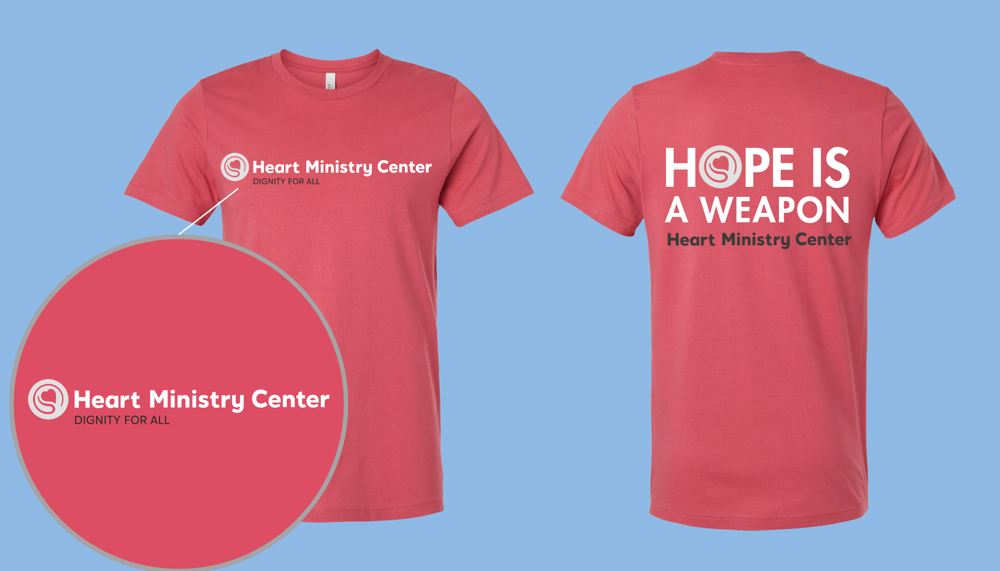 Heart Ministry Center Design 12 - T-shirt