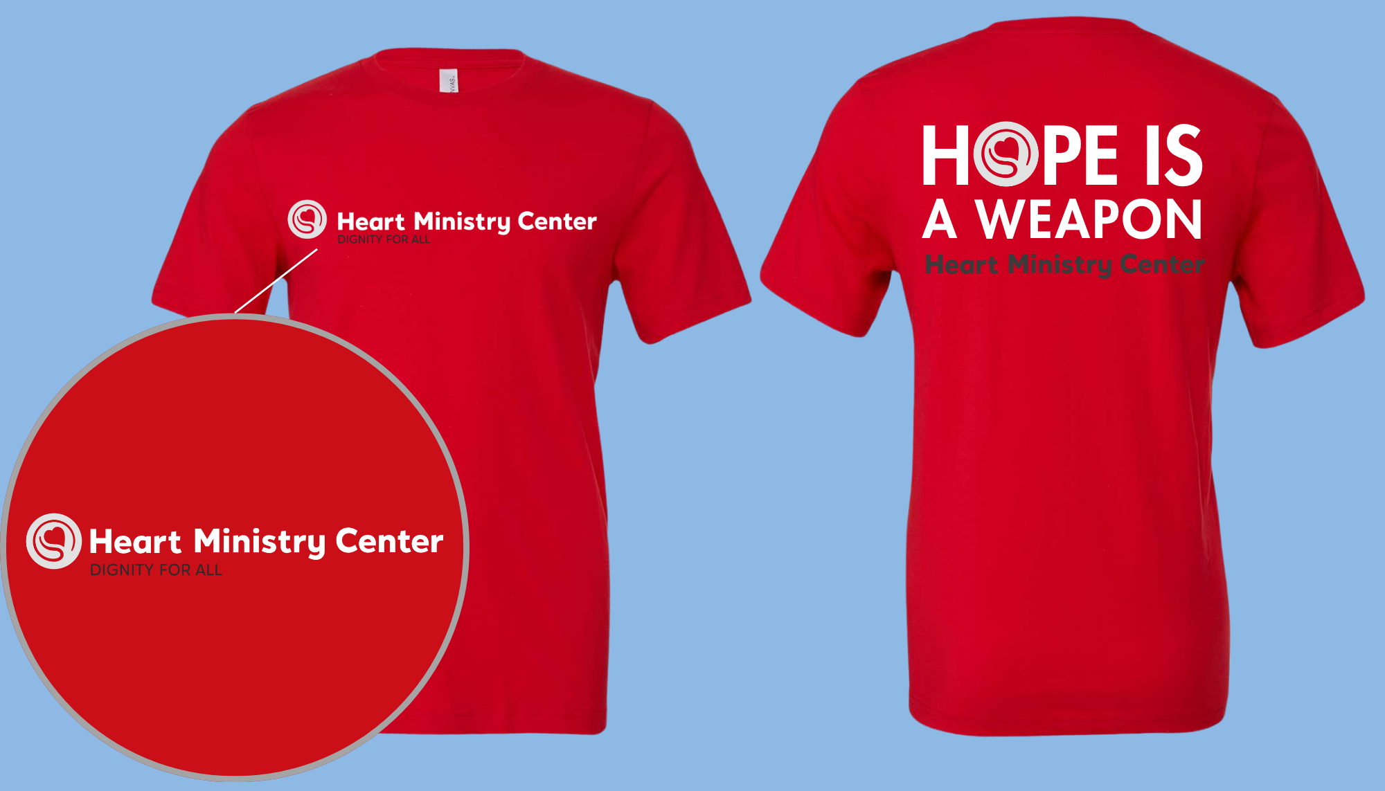 Heart Ministry Center Design 12 - T-shirt