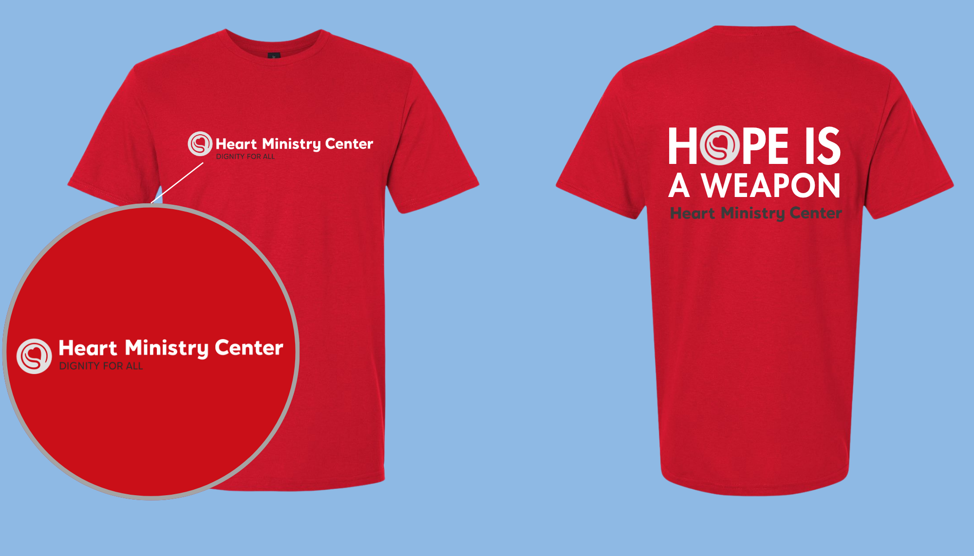 Heart Ministry Center Design 12 - T-shirt