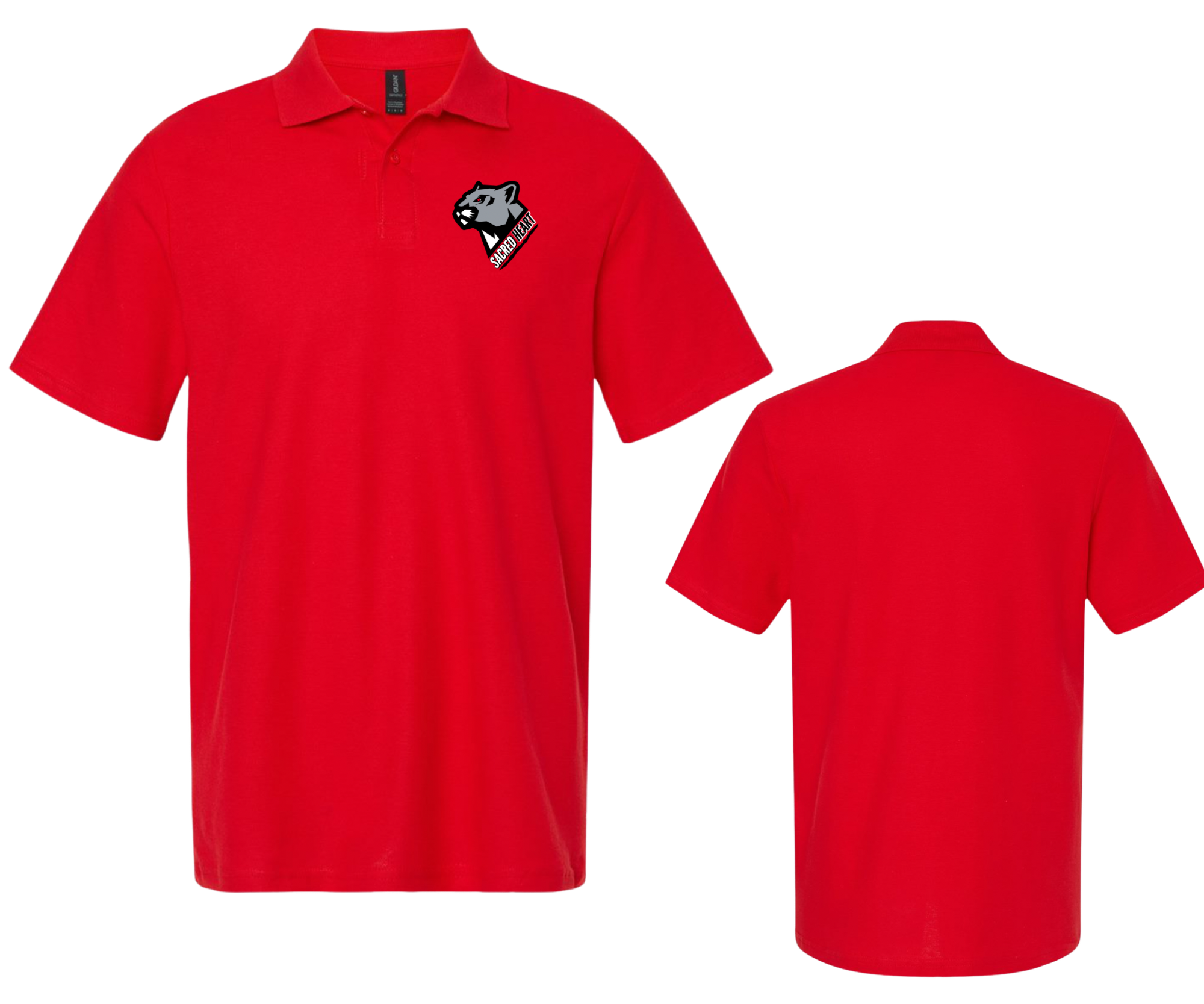 Staff Spirit Wear | Red Gildan Polo