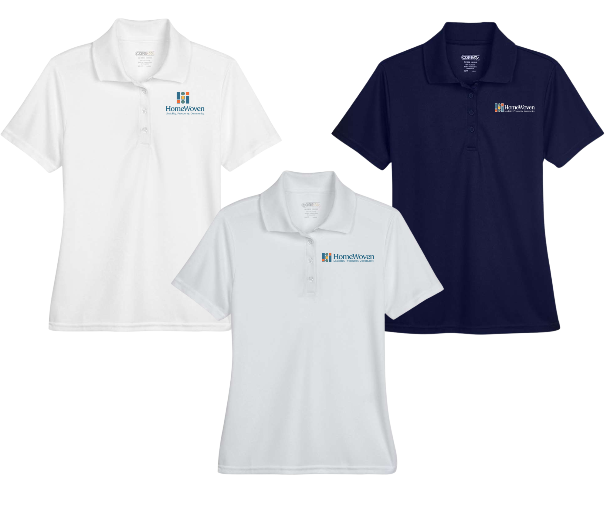 HomeWoven | Women's  CORE365 Performance Pique Polo